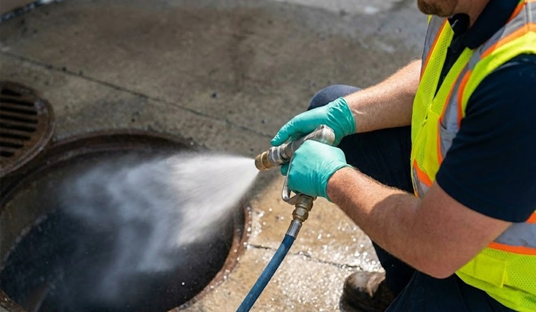 Drain Line Jetting 3